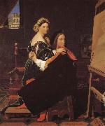 Jean-Auguste Dominique Ingres Lafier and Finalina Spain oil painting artist